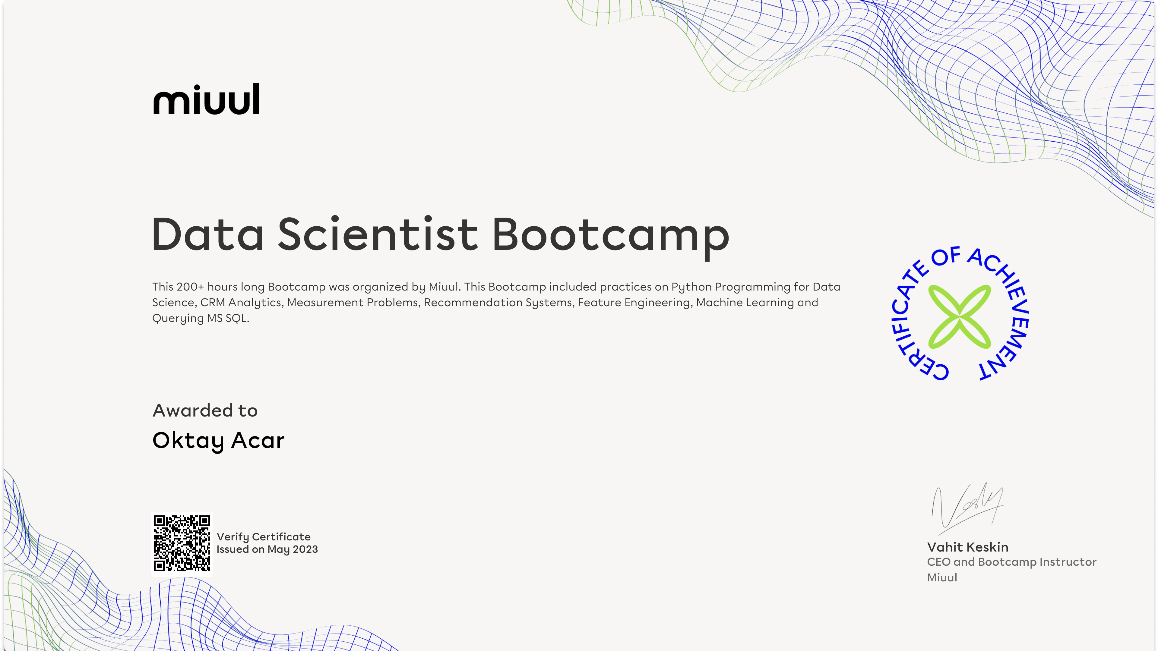 Data Scientist Bootcamp